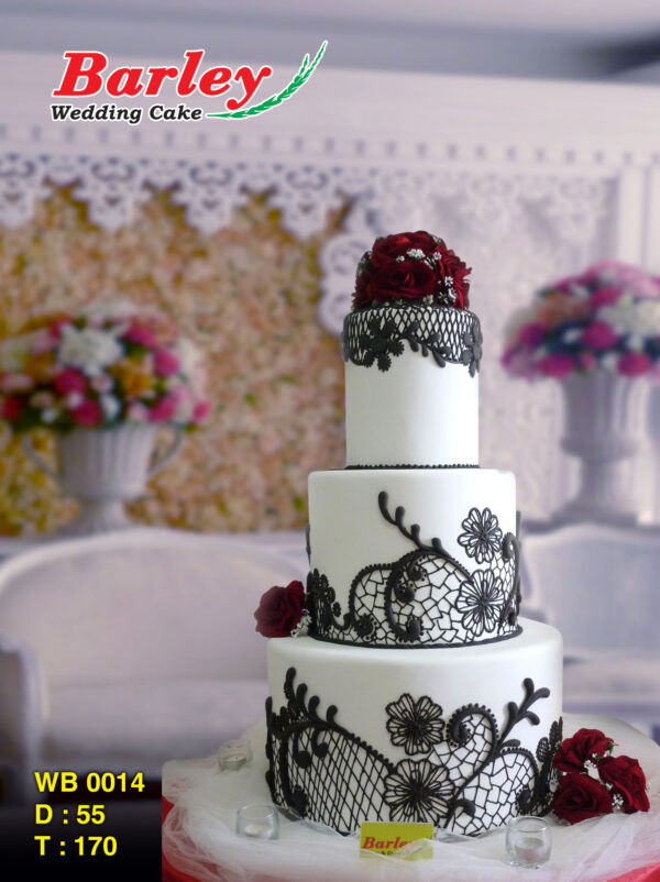 Kue Pernikahan (Wedding Cake) Tier 3 - #12