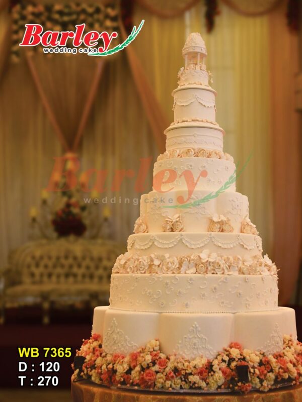 Kue Pernikahan (Wedding Cake) Tier 8 - #3
