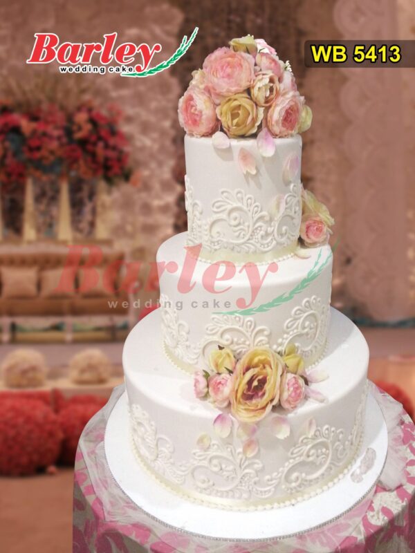 Kue Pernikahan (Wedding Cake) Tier 3 - #10