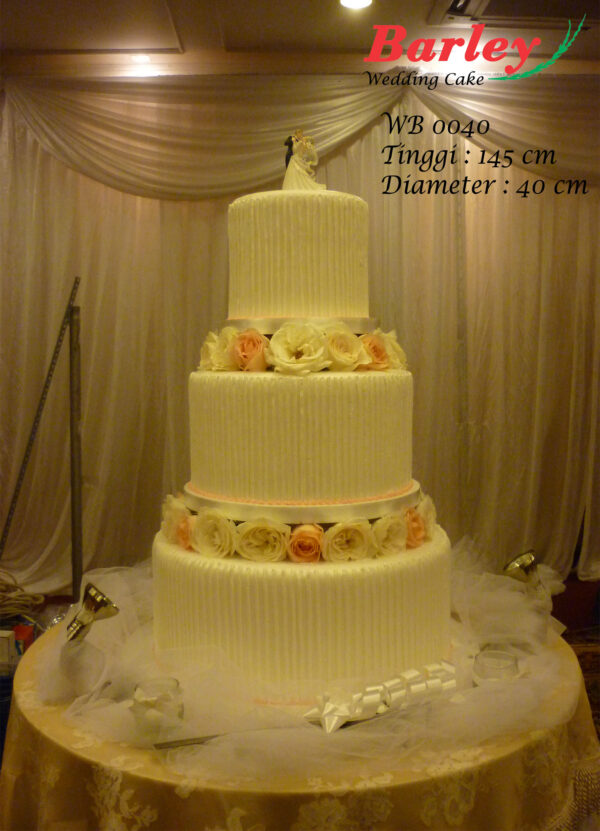 Kue Pernikahan (Wedding Cake) Tier 3 - #13