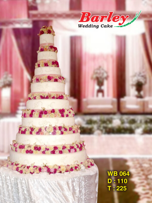 Kue Pernikahan (Wedding Cake) Tier 8 - #6