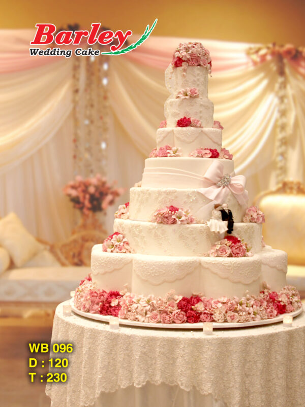 Kue Pernikahan (Wedding Cake) Tier 7 - #6