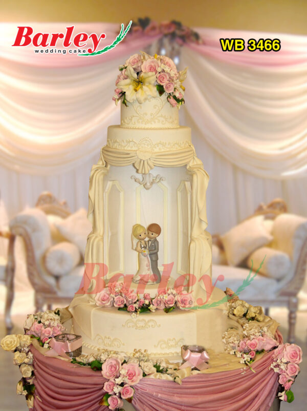 Kue Pernikahan (Wedding Cake) Tier 3 - #9