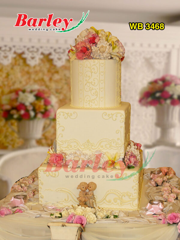 Kue Pernikahan (Wedding Cake) Tier 3 - #8