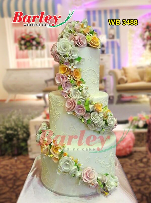 Kue Pernikahan (Wedding Cake) Tier 3 - #7