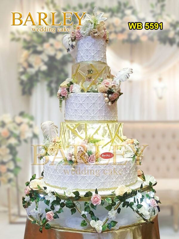 Kue Pernikahan (Wedding Cake) Tier 5 - #12