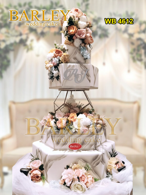 Kue Pernikahan (Wedding Cake) Tier 5 - #5