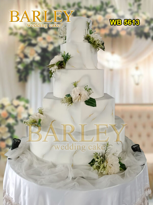 Kue Pernikahan (Wedding Cake) Tier 5 - #4