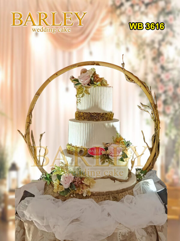 Kue Pernikahan (Wedding Cake) Tier 3 - #1