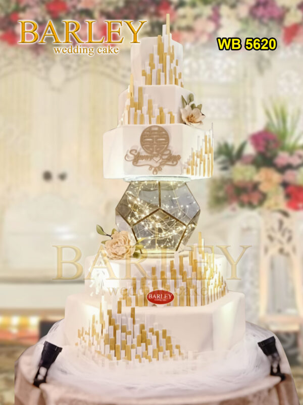 Kue Pernikahan (Wedding Cake) Tier 5 - #3