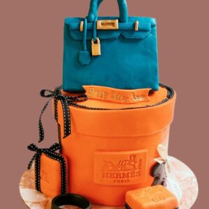 Hermes Bag Cake