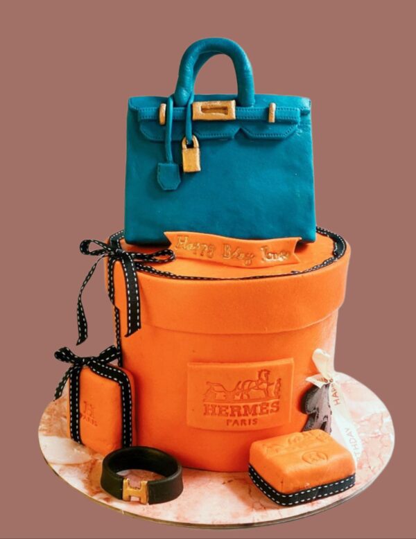 Hermes Bag Cake