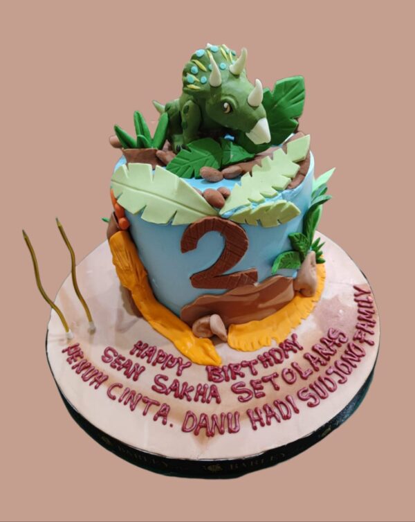 kue tart dinosaurus​