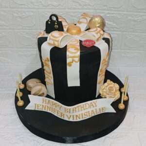 Kue ultah bentuk pita