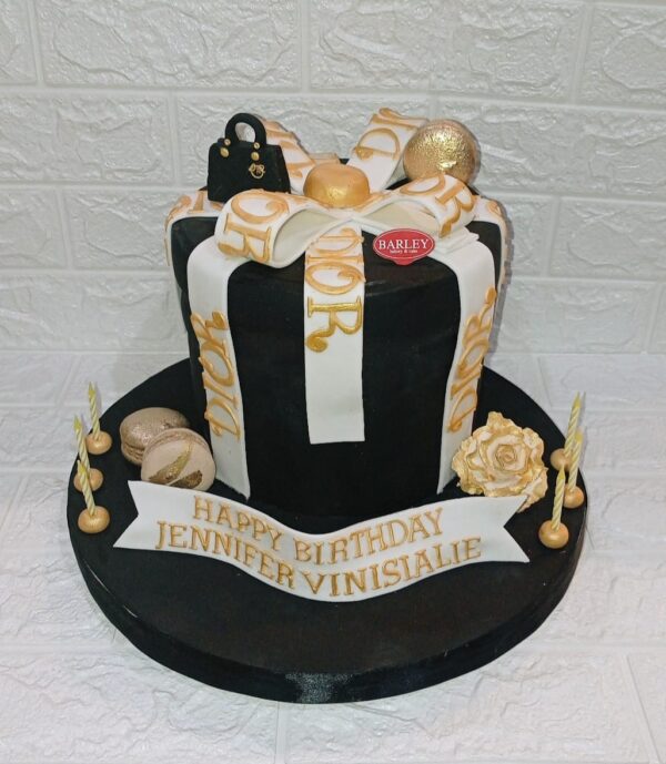 Kue ultah bentuk pita