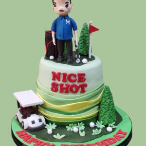 Kue ulang tahun golf