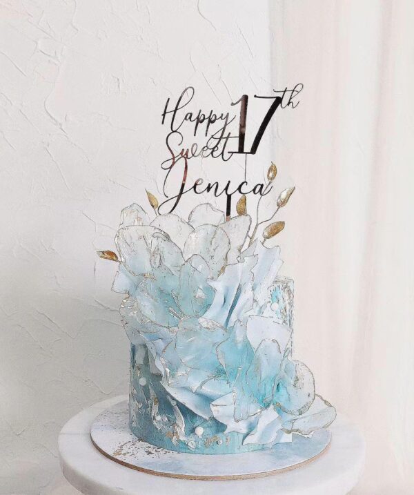 Sweet seventeen cake