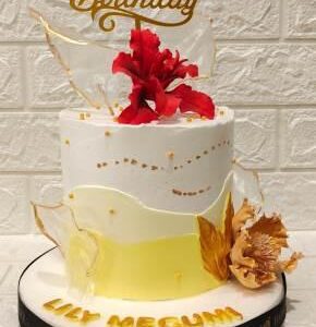 Kue ultah 1 tier