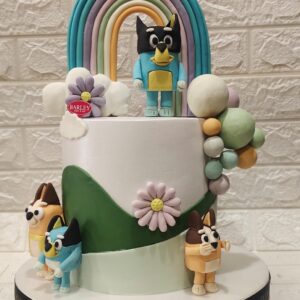 Kue ultah karakter Bluey