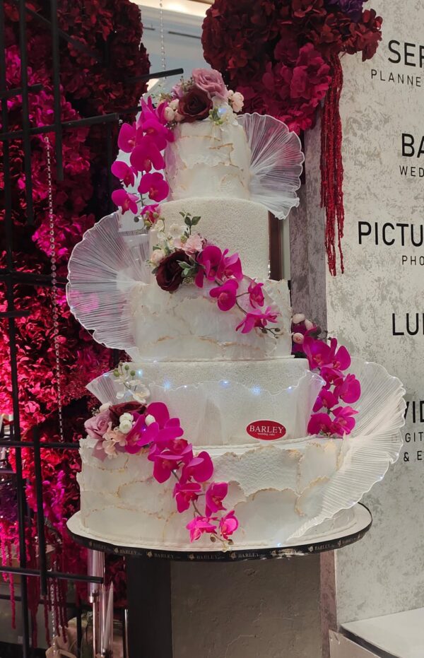Korean Lace wedding cake