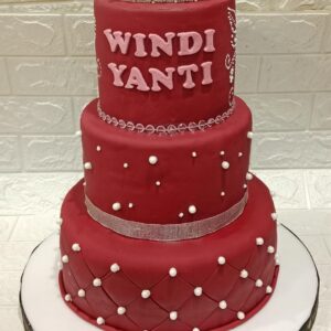 Kue ultah 3 tiers