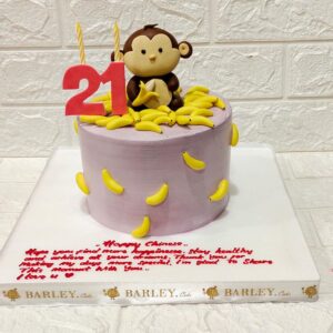 Monkey & banana cake