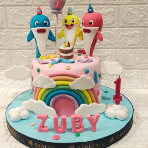 Baby shark cake