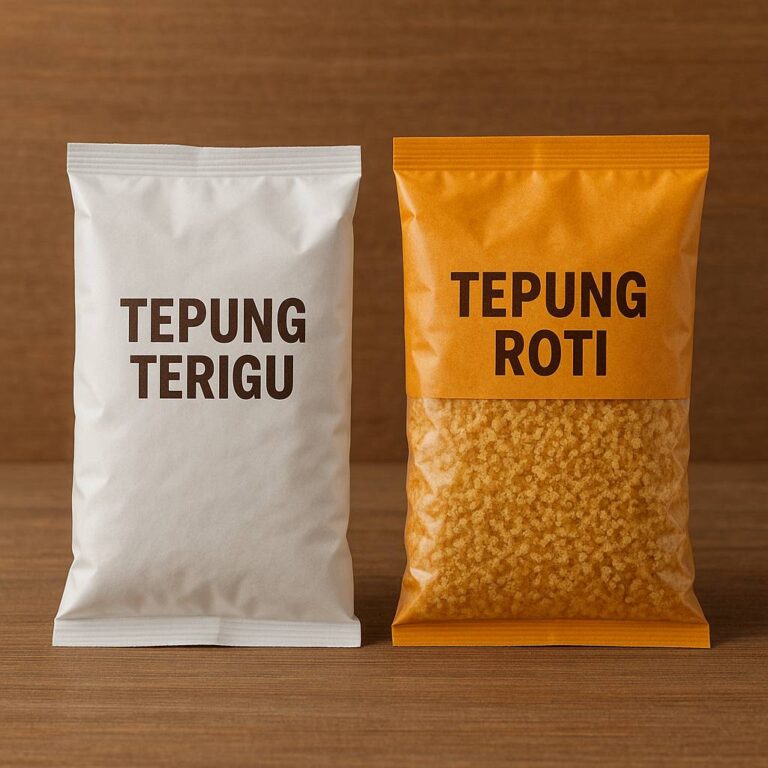 perbedaan tepung terigu dan tepung roti