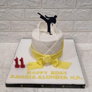 taekwondo cake